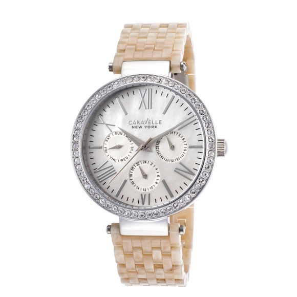 Caravelle New York Ladies Glitz Watch - Picture 2 of 4